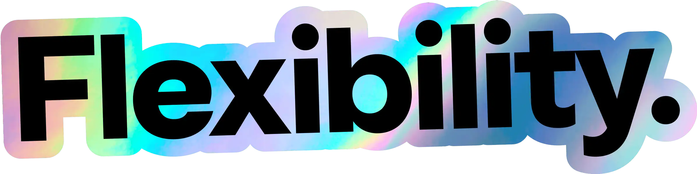 Flexibility sticker